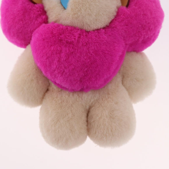 LOUIS VUITTON Vivienne Vison Christmas Key Holder Fur Pink M00870 Auth BA14035M