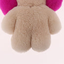 LOUIS VUITTON Vivienne Vison Christmas Key Holder Fur Pink M00870 Auth BA14035M-7