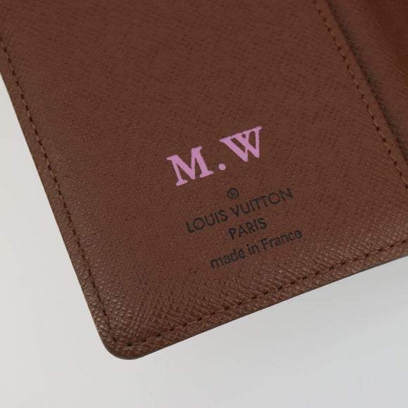 LOUIS VUITTON Monogram Agenda PM Day Planner Cover R20005 LV Auth BA14036