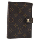 LOUIS VUITTON Monogram Agenda PM Day Planner Cover R20005 LV Auth BA14036-1