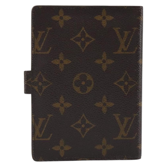 LOUIS VUITTON Monogram Agenda PM Day Planner Cover R20005 LV Auth BA14036
