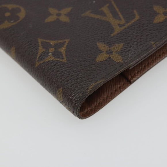 LOUIS VUITTON Monogram Agenda PM Day Planner Cover R20005 LV Auth BA14036