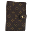 LOUIS VUITTON Monogram Agenda PM Day Planner Cover R20005 LV Auth BA14037-1