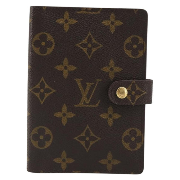 LOUIS VUITTON Monogram Agenda PM Day Planner Cover R20005 LV Auth BA14037