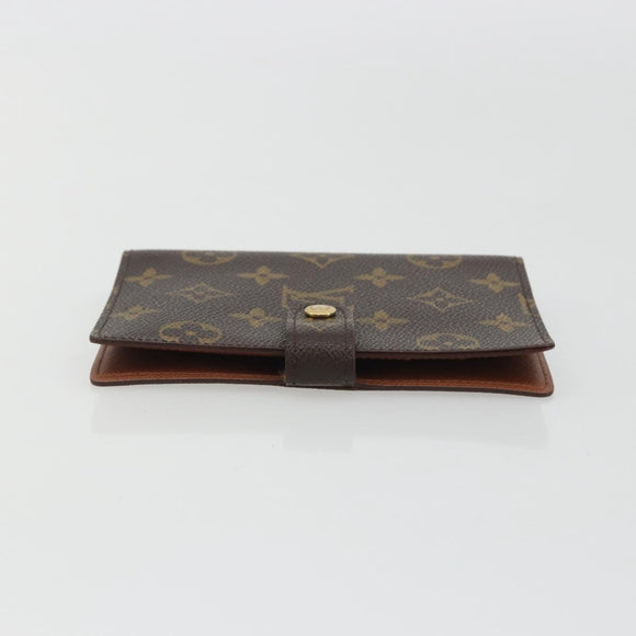 LOUIS VUITTON Monogram Agenda PM Day Planner Cover R20005 LV Auth BA14037