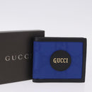 GUCCI GG Canvas Off The Grid Bifold Wallet Blue 625574 Auth BA14039M-12