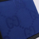 GUCCI GG Canvas Off The Grid Bifold Wallet Blue 625574 Auth BA14039M-3