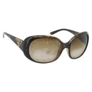 PRADA Sunglasses Plastic Brown Gold Auth BA14042-1