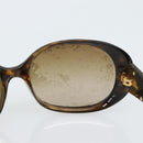 PRADA Sunglasses Plastic Brown Gold Auth BA14042-11