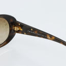 PRADA Sunglasses Plastic Brown Gold Auth BA14042-12