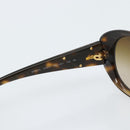 PRADA Sunglasses Plastic Brown Gold Auth BA14042-13