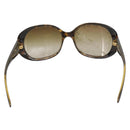 PRADA Sunglasses Plastic Brown Gold Auth BA14042-3