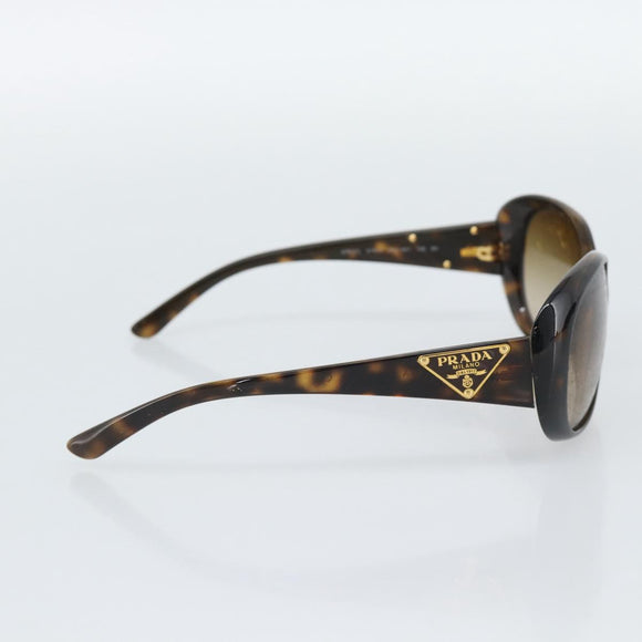 PRADA Sunglasses Plastic Brown Gold Auth BA14042
