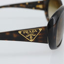 PRADA Sunglasses Plastic Brown Gold Auth BA14042-5