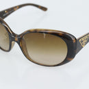 PRADA Sunglasses Plastic Brown Gold Auth BA14042-9