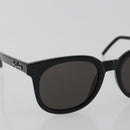SAINT LAURENT Sunglasses plastic Black Silver Auth BA14043-6