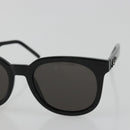 SAINT LAURENT Sunglasses plastic Black Silver Auth BA14043-7