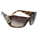 BVLGARI Sunglasses Plastic Brown Gold Auth BA14044-1
