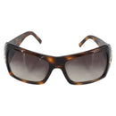 BVLGARI Sunglasses Plastic Brown Gold Auth BA14044-13