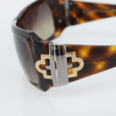 BVLGARI Sunglasses Plastic Brown Gold Auth BA14044-6