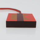 HERMES Retort Okare K Bag Charm Leather Orange Auth BA14045M-11