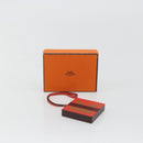 HERMES Retort Okare K Bag Charm Leather Orange Auth BA14045M-12