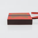 HERMES Retort Okare K Bag Charm Leather Orange Auth BA14045M-6