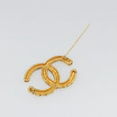 CHANEL Lava Brooch Metal Gold Tone CC Auth BA14046V-6