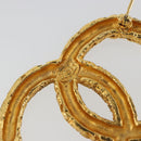 CHANEL Lava Brooch Metal Gold Tone CC Auth BA14046V-8