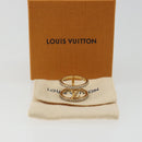 LOUIS VUITTON LV Iconic Strass Ring Metal Gold Tone M1463L LV Auth BA14049M-12