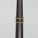 LOUIS VUITTON LV Iconic Strass Ring Metal Gold Tone M1463L LV Auth BA14049M-15