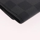 LOUIS VUITTON Damier Grafitte Bouton de Manchette Cuff Case LV Auth BA14050-15