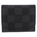 LOUIS VUITTON Damier Grafitte Bouton de Manchette Cuff Case LV Auth BA14050-13