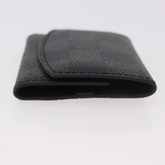 LOUIS VUITTON Damier Grafitte Bouton de Manchette Cuff Case LV Auth BA14050