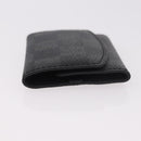 LOUIS VUITTON Damier Grafitte Bouton de Manchette Cuff Case LV Auth BA14050-4