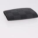 LOUIS VUITTON Damier Grafitte Bouton de Manchette Cuff Case LV Auth BA14050-5
