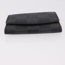 LOUIS VUITTON Damier Grafitte Bouton de Manchette Cuff Case LV Auth BA14050-6