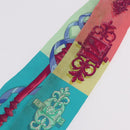 HERMES Twilly Scarf Silk 2 Set Blue Red Green Auth BA14066-6