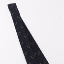 GUCCI Horsebit Necktie Silk Jacquard Blue Auth BA14067M-10