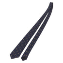GUCCI Horsebit Necktie Silk Jacquard Blue Auth BA14067M-13
