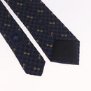 GUCCI Horsebit Necktie Silk Jacquard Blue Auth BA14067M-7