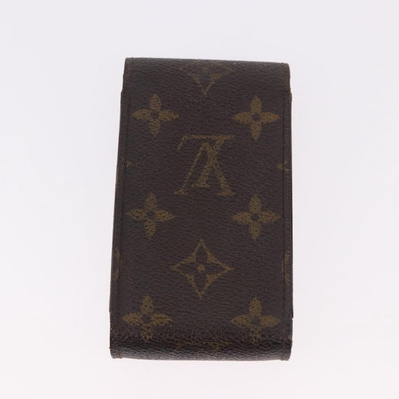 LOUIS VUITTON Monogram Etui Cigarette Case 4 Set LV Auth BA14069