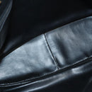 CHANEL Matelasse Chain Shoulder Bag Lamb Skin Black Gold CC Auth BA1407-10