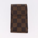 LOUIS VUITTON Etui Cigarette Case Monogram Damier 4 Set LV Auth BA14070-10
