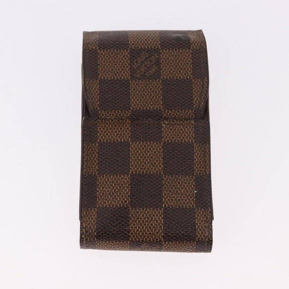 LOUIS VUITTON Etui Cigarette Case Monogram Damier 4 Set LV Auth BA14070
