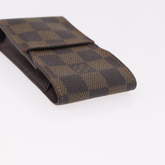 LOUIS VUITTON Etui Cigarette Case Monogram Damier 4 Set LV Auth BA14070