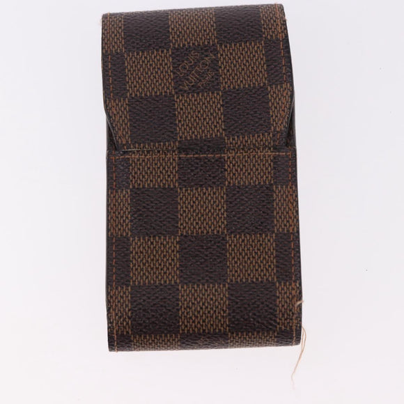LOUIS VUITTON Etui Cigarette Case Monogram Damier 4 Set LV Auth BA14070