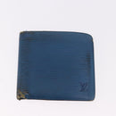 LOUIS VUITTON Epi Wallet 6 Set Black LV Auth BA14071-17