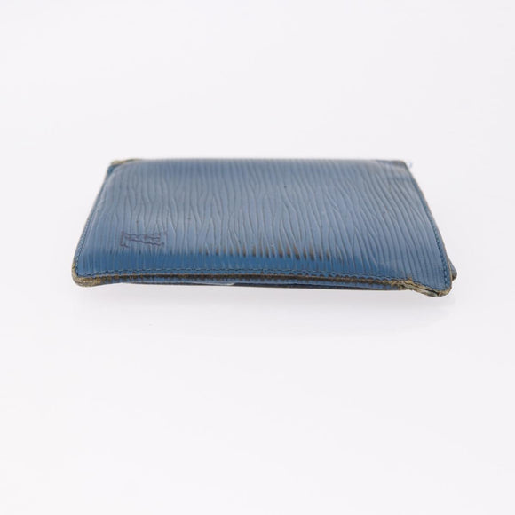 LOUIS VUITTON Epi Wallet 6 Set Black LV Auth BA14071