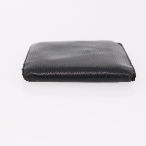 LOUIS VUITTON Epi Wallet 6 Set Black LV Auth BA14071